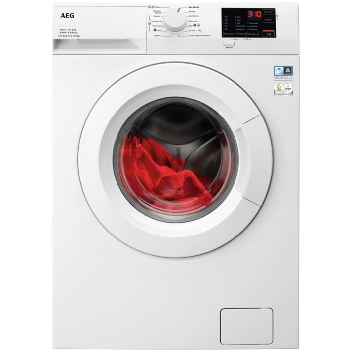 AEG LWF62842 Was-droogcombinatie Wit | AEG