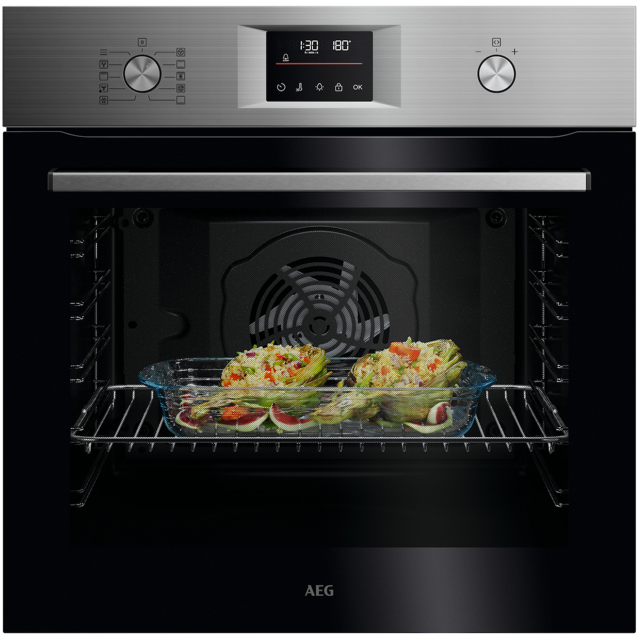 AEG OU5PB40SM Inbouw oven Grijs | AEG