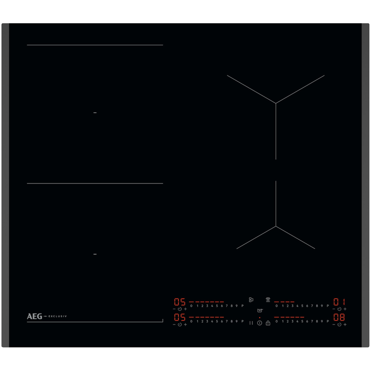 AEG TI64IB1BFB Inductie kookplaat Zwart | AEG