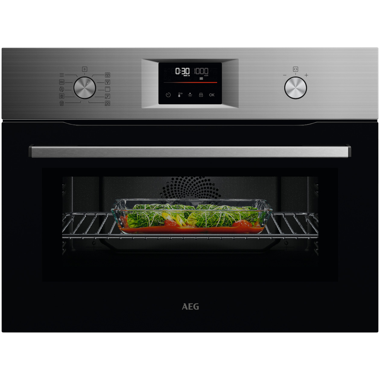 AEG TK6NK40FM Inbouw oven met magnetron Grijs | AEG