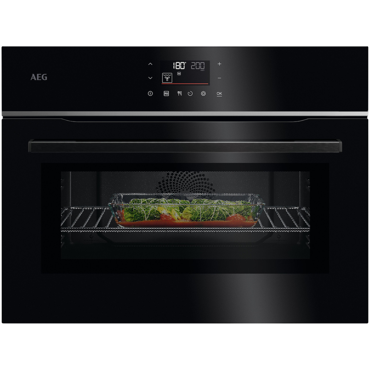 AEG TK6NK40PB Inbouw oven met magnetron Zwart | AEG