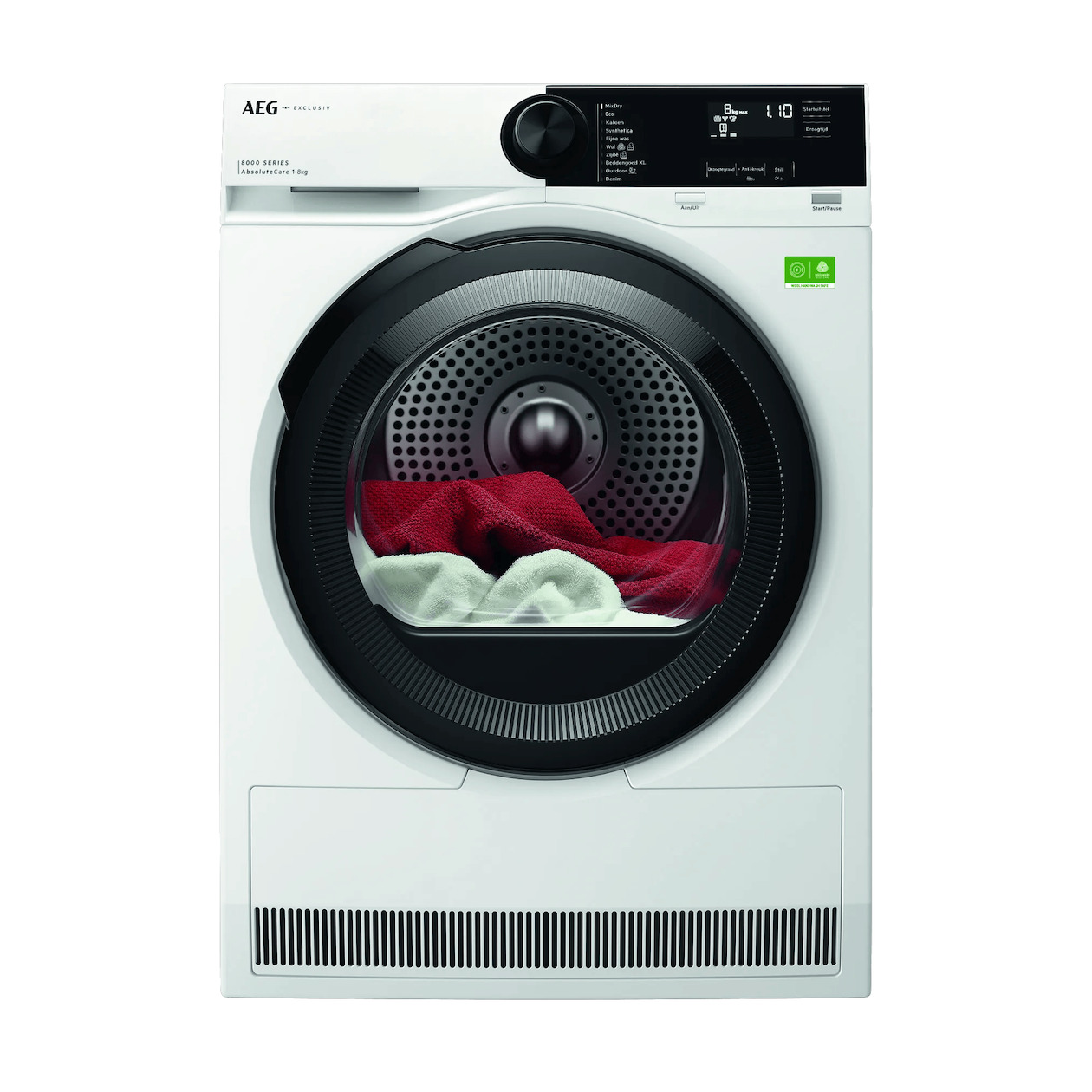 AEG TR85ESSEN Warmtepompdroger Wit | AEG
