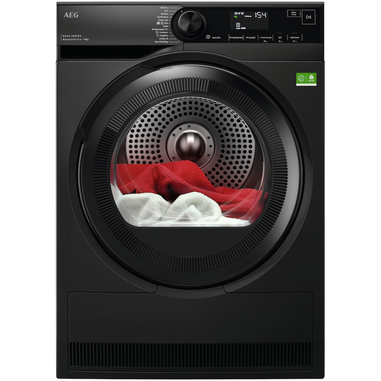 AEG TR868DS4 Warmtepompdroger Zwart | AEG