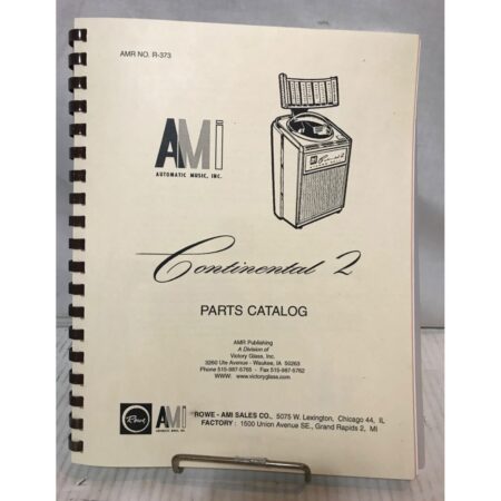 AMI Continental 2 Jukebox Parts Catalog | Ami