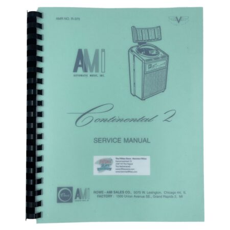 AMI Continental 2 Jukebox Service Manual | Ami