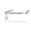 AMI Continental 2 Sticker Ruit Voorkant | Ami