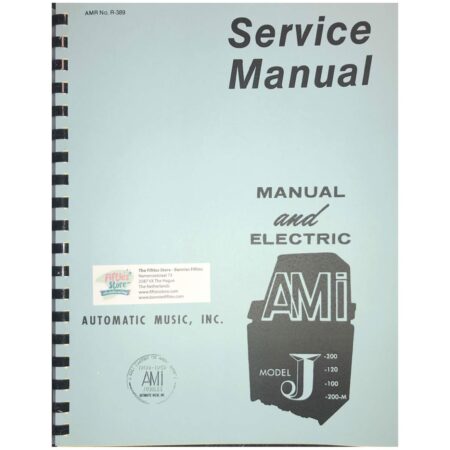 AMI J Jukebox Service Manual | Ami