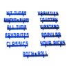 AMI Jukebox Model H Cast Plastic Classificatie Set (Blauw) | Ami