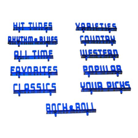AMI Jukebox Model H Cast Plastic Classificatie Set (Blauw) | Ami