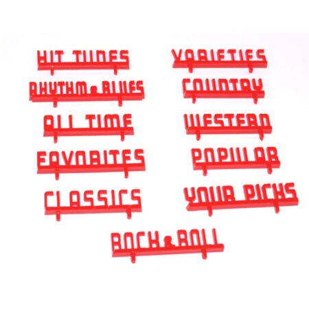 AMI Jukebox Model I Cast Plastic Classificatie Set (Rood) | Ami