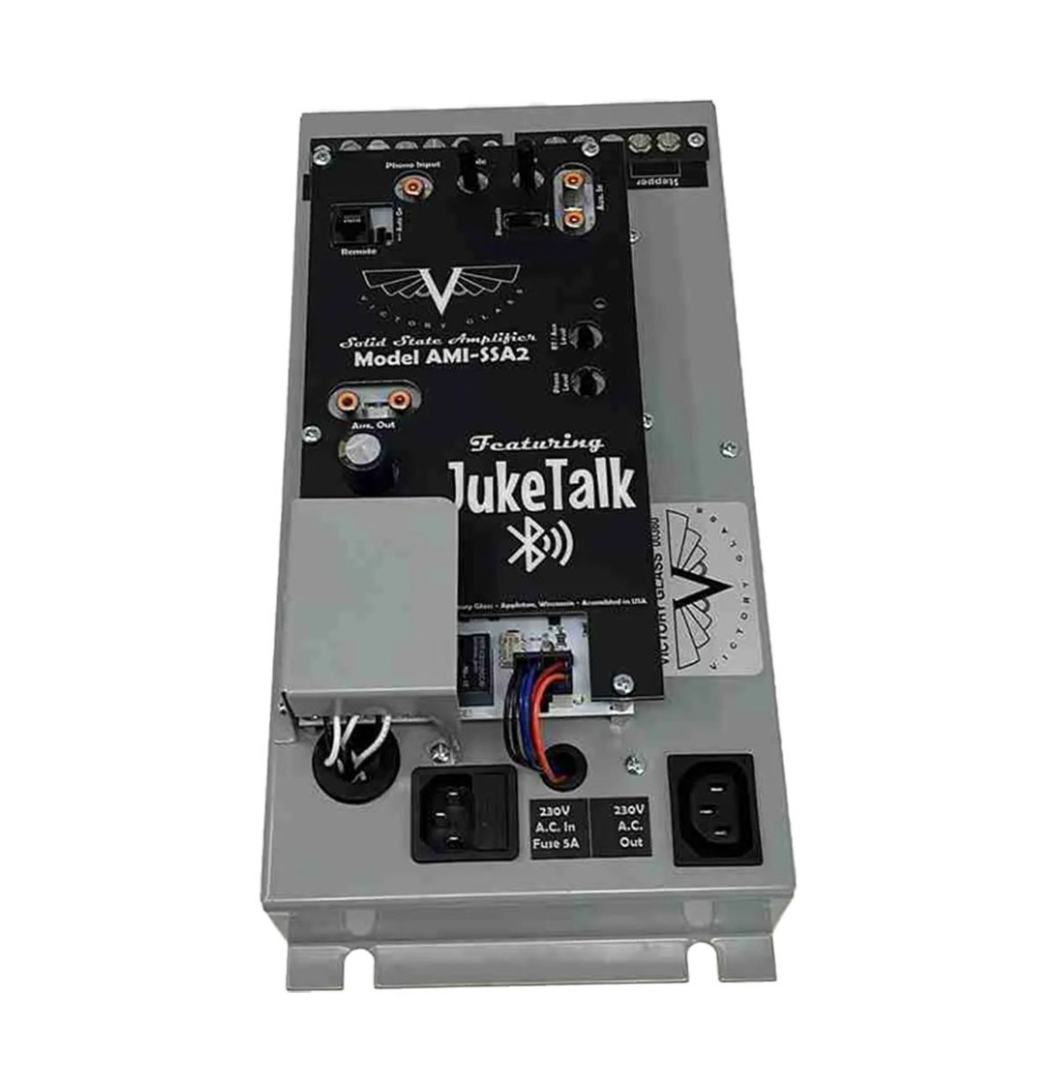 AMI Model J Solid State Versterker met Bluetooth AMI-SSA-2 240v | Ami