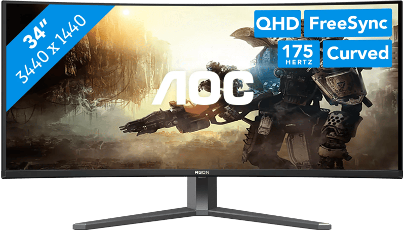 AOC AG346UCD QD-OLED Curved