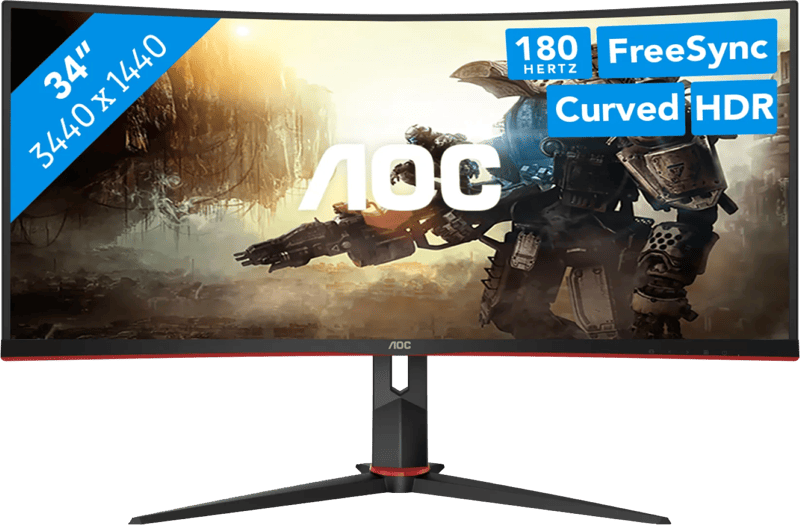 AOC CU34G2XP/BK Curved