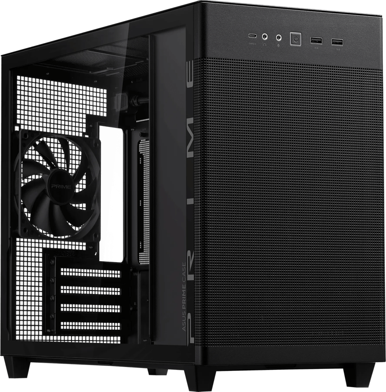 ASUS PRIME AP201 TG Zwart