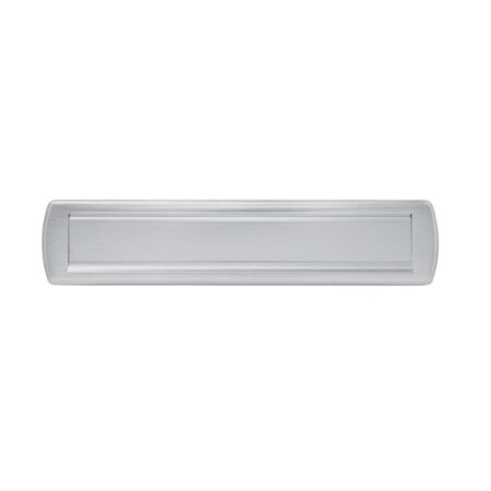 AXA AXA briefplaat Curve Plus - aluminium geslepen | AXA
