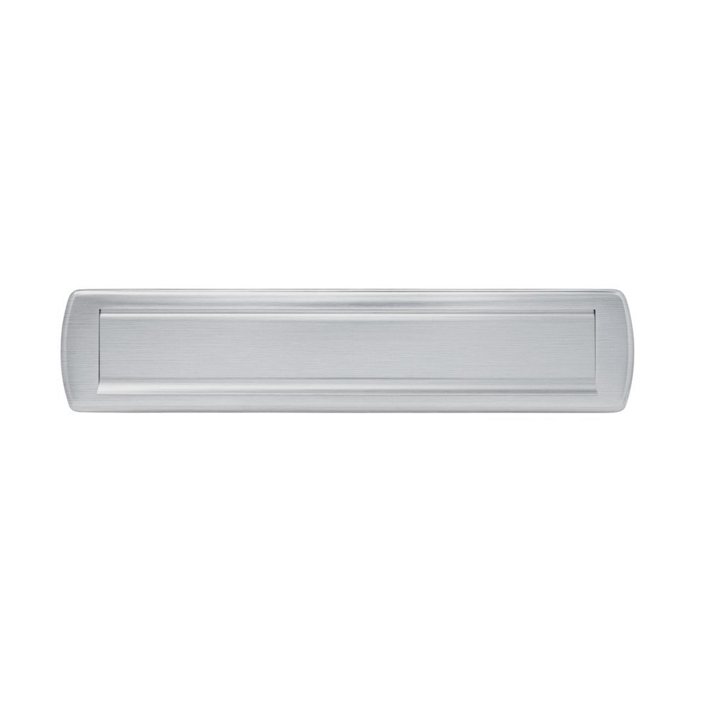 AXA AXA briefplaat Curve Plus - aluminium geslepen | AXA