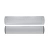 AXA AXA briefplaat met tochtklep en schacht Curve Plus deurdikte tot 102mm. - aluminium geslepen | AXA