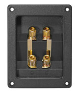 Aansluit terminal verguld 120x90mm |