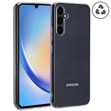 Accezz 100% Recycled Clear Backcover Samsung Galaxy A34 (5G) Telefoonhoesje Transparant | Accezz