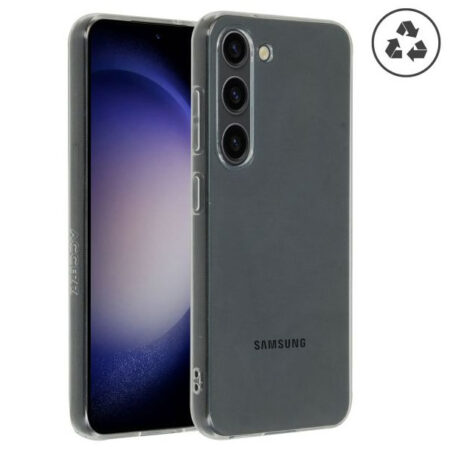 Accezz 100% Recycled Clear Backcover Samsung Galaxy S23 Telefoonhoesje Transparant | Accezz