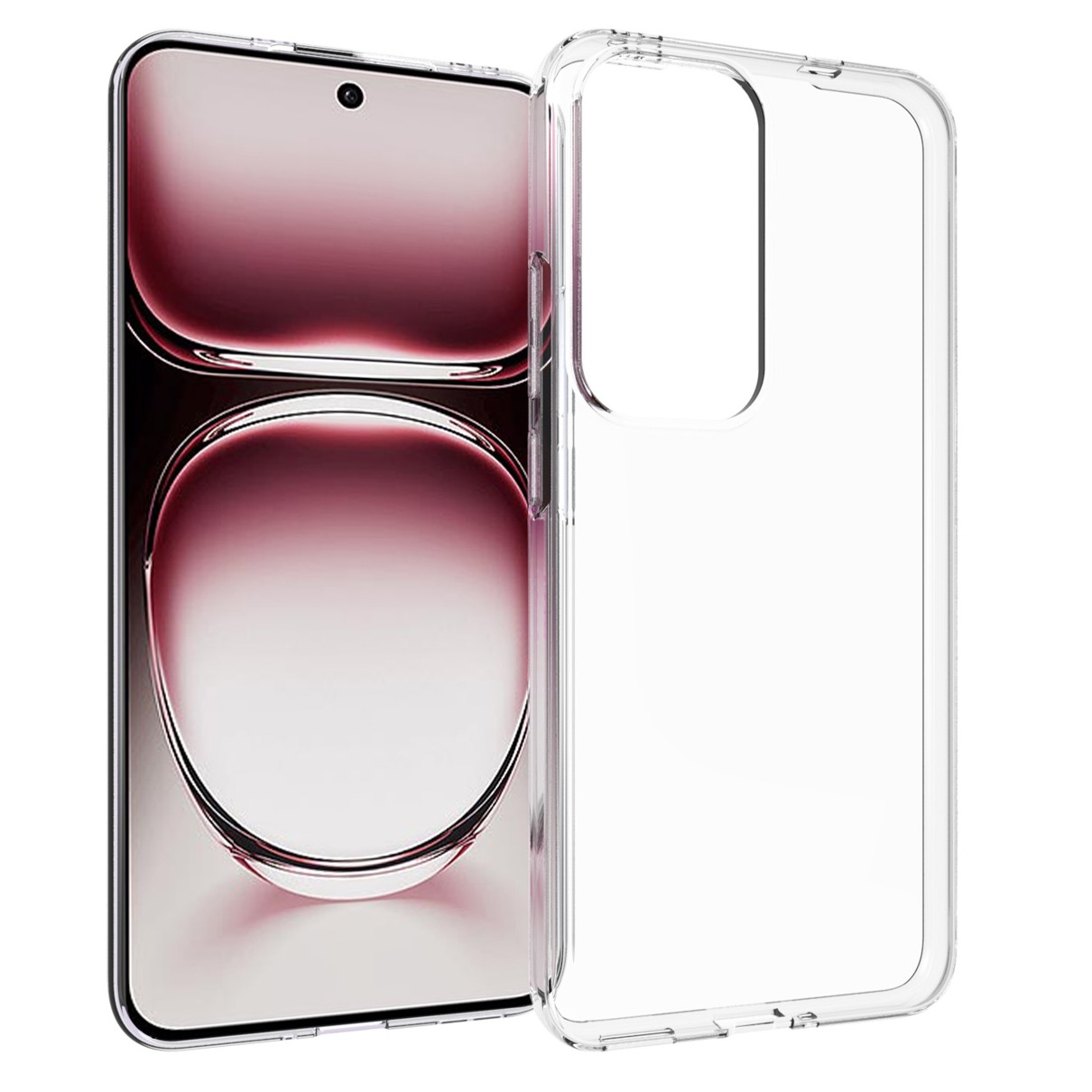 Accezz Clear Backcover Oppo Reno 12 Pro Telefoonhoesje Transparant | Accezz
