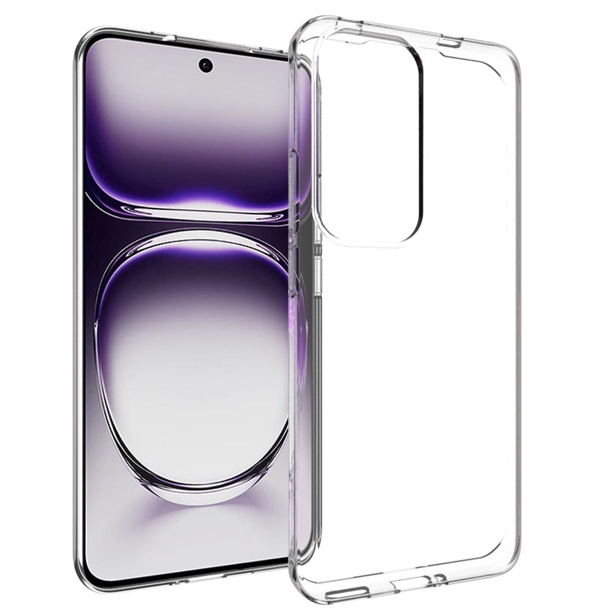 Accezz Clear Backcover Oppo Reno 12 Telefoonhoesje Transparant | Accezz
