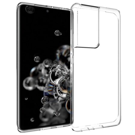 Accezz Clear Backcover Samsung Galaxy S21 Ultra Telefoonhoesje Transparant | Accezz