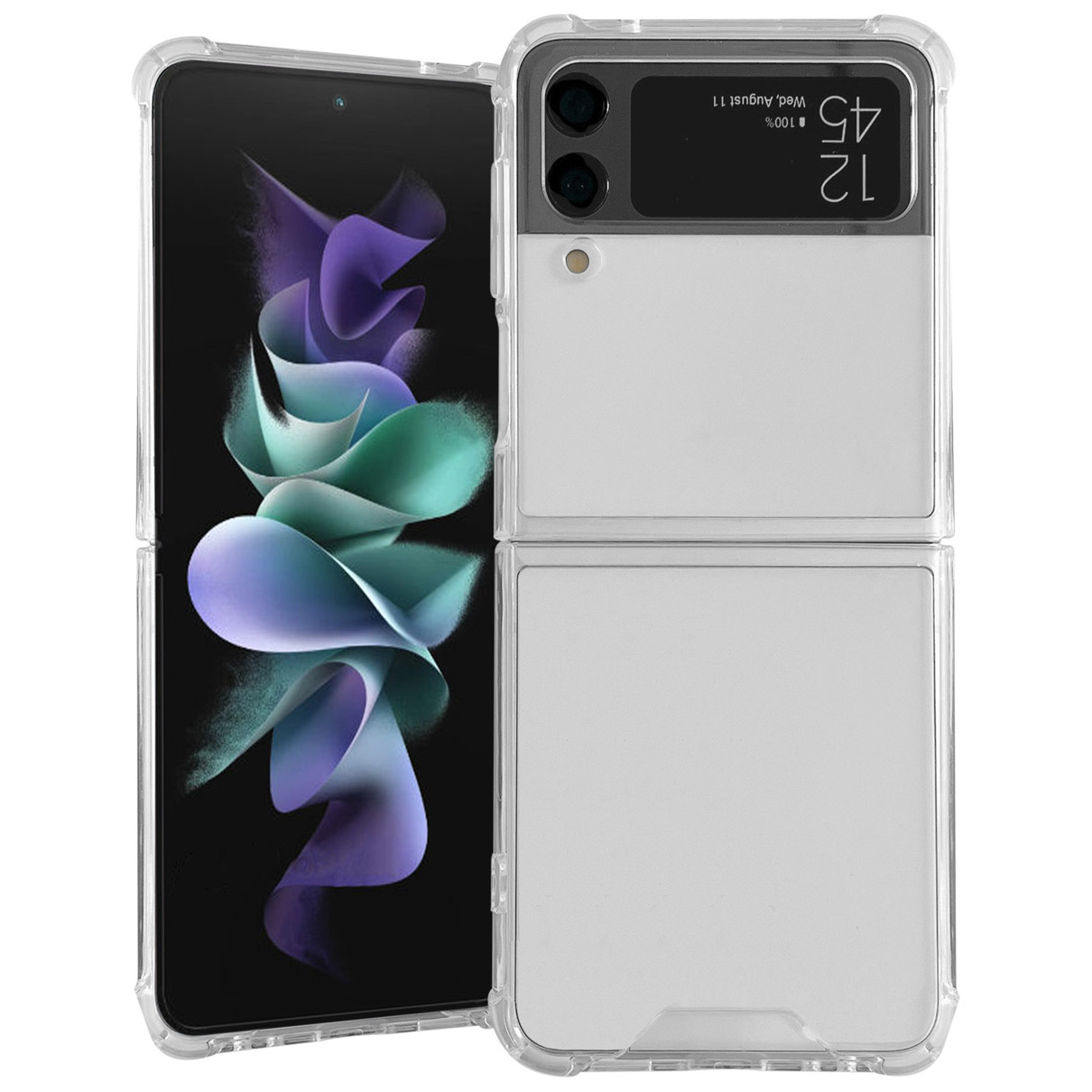 Accezz Clear Backcover Samsung Galaxy Z Flip 4 Telefoonhoesje Transparant | Accezz