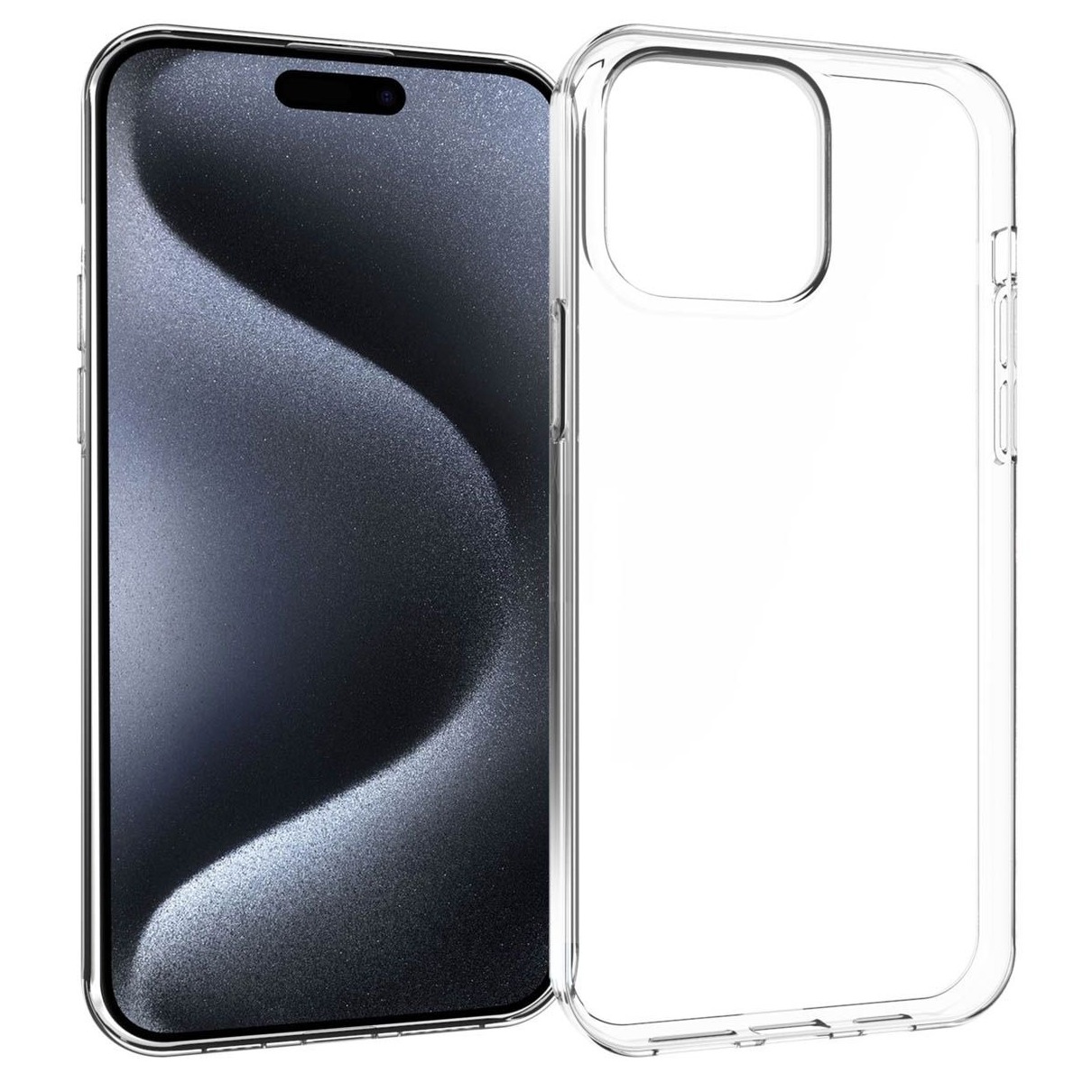 Accezz Clear Backcover iPhone 15 Pro Max Telefoonhoesje Transparant | Accezz