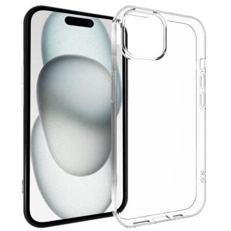 Accezz Clear Backcover iPhone 15 Telefoonhoesje Transparant | Accezz