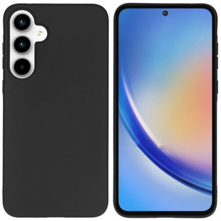 Accezz Color Backcover Samsung Galaxy A35 Telefoonhoesje Zwart | Accezz