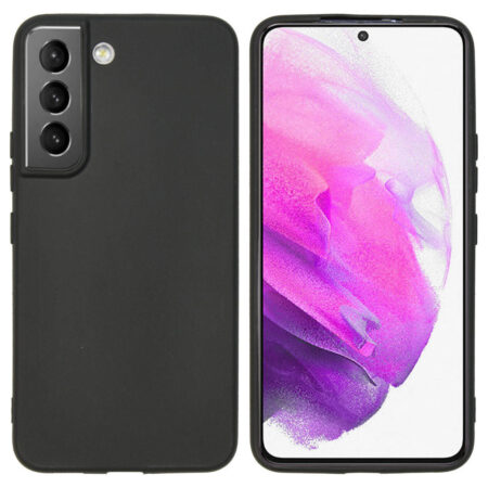 Accezz Color Backcover Samsung Galaxy S22 Telefoonhoesje Zwart | Accezz