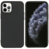 Accezz Color Case voor Apple iPhone 12 (Pro) Telefoonhoesje Zwart | Accezz