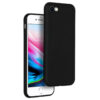 Accezz Color Case voor Apple iPhone SE (2022 / 2020) / 8 / 7 Telefoonhoesje Zwart | Accezz