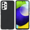Accezz Color Case voor Samsung Galaxy A53 Telefoonhoesje Zwart | Accezz