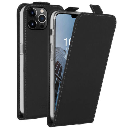 Accezz Flipcase voor Apple iPhone 13 Pro Telefoonhoesje Zwart | Accezz
