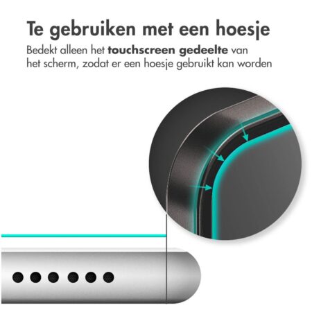 Accezz Gehard Glas Full Cover voor Samsung Galaxy S25 Plus Smartphone screenprotector Transparant | Accezz