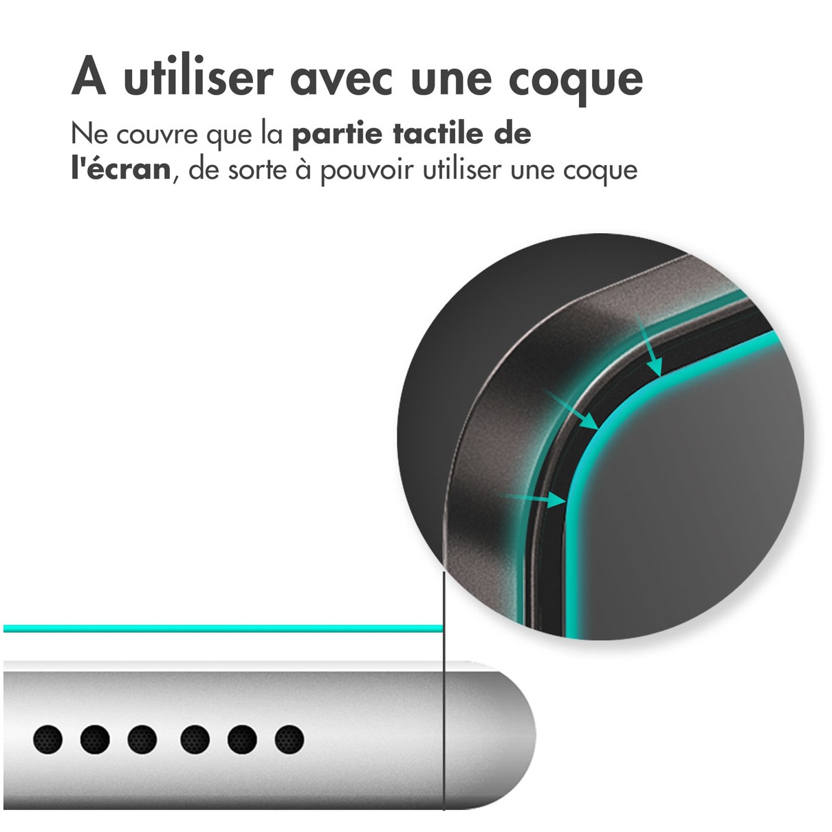 Accezz Gehard Glas Screenprotector voor de Motorola Moto G14 Smartphone screenprotector Transparant | Accezz