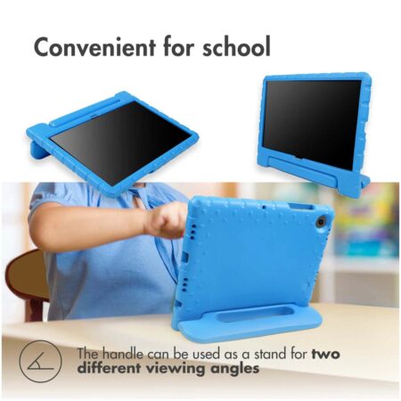 Accezz Kidsproof Backcover met handvat Samsung Galaxy Tab A9 Plus Tablethoesje Blauw | Accezz