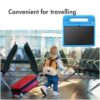 Accezz Kidsproof Backcover met handvat Samsung Galaxy Tab A9 Tablethoesje Blauw | Accezz