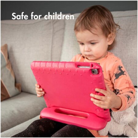 Accezz Kidsproof Backcover met handvat Samsung Galaxy Tab A9 Tablethoesje Roze | Accezz