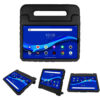Accezz Kidsproof Backcover met handvat voor Lenovo Tab M10 Plus Tablethoesje Zwart | Accezz