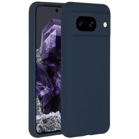 Accezz Liquid Silicone Backcover Google Pixel 8 Telefoonhoesje Blauw | Accezz