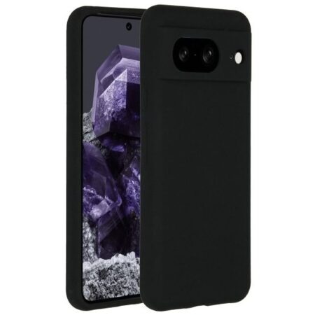 Accezz Liquid Silicone Backcover Google Pixel 8 Telefoonhoesje Zwart | Accezz