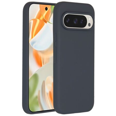 Accezz Liquid Silicone Backcover Google Pixel 9 / 9 Pro Telefoonhoesje Blauw | Accezz
