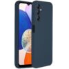 Accezz Liquid Silicone Backcover Samsung Galaxy A14 (5G) Telefoonhoesje Blauw | Accezz