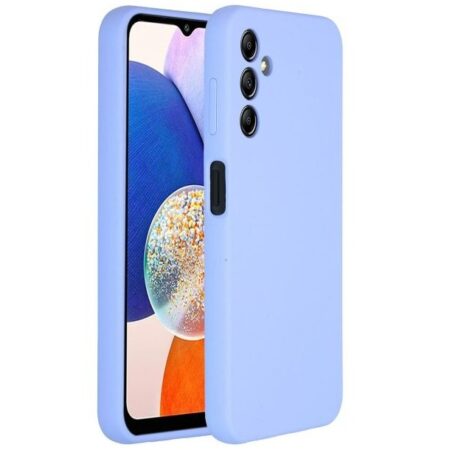 Accezz Liquid Silicone Backcover Samsung Galaxy A14 (5G) Telefoonhoesje Paars | Accezz