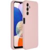 Accezz Liquid Silicone Backcover Samsung Galaxy A14 (5G) Telefoonhoesje Roze | Accezz