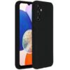 Accezz Liquid Silicone Backcover Samsung Galaxy A14 (5G) Telefoonhoesje Zwart | Accezz