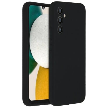 Accezz Liquid Silicone Backcover Samsung Galaxy A34 (5G) Telefoonhoesje Zwart | Accezz